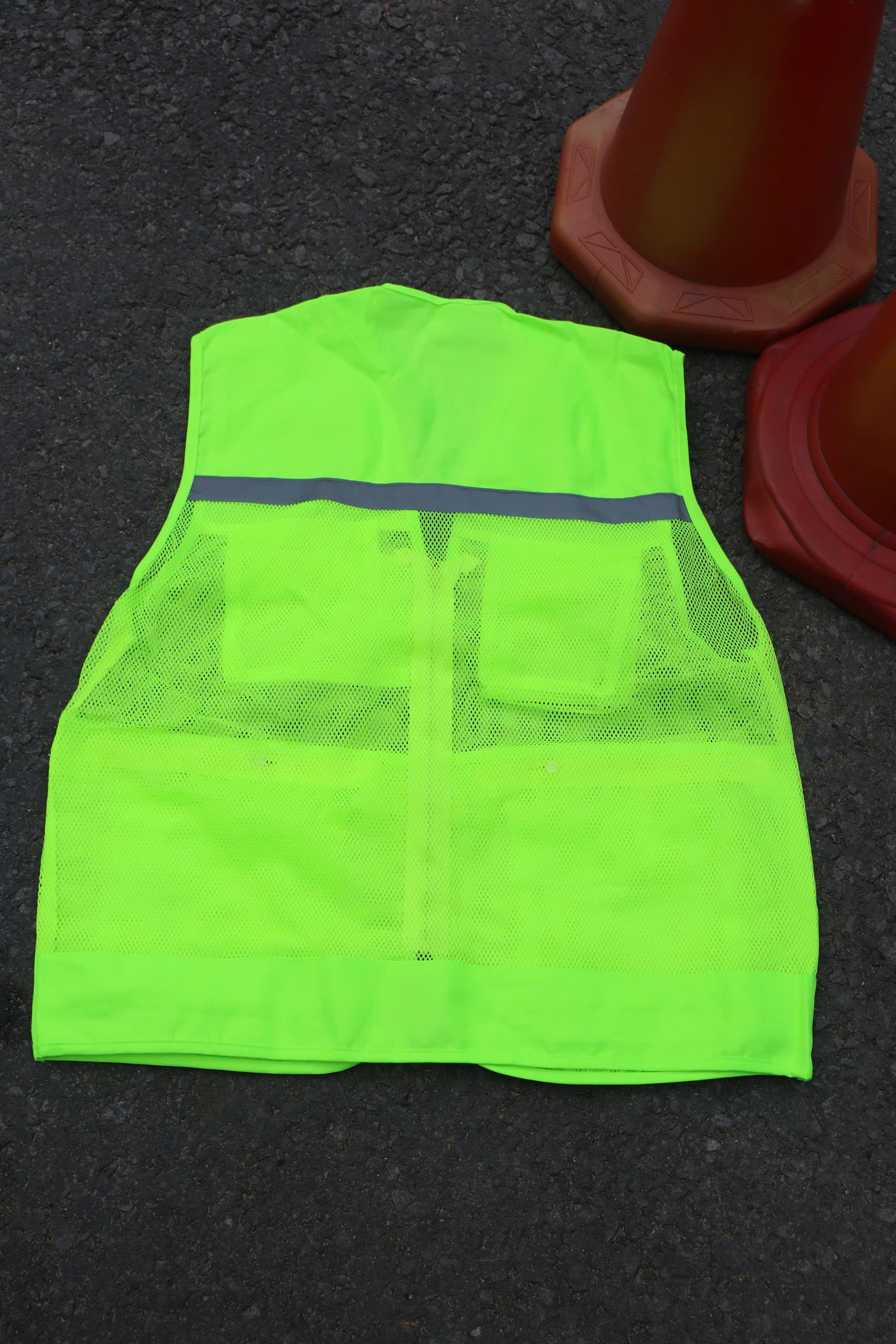 Áo gile phản quang xanh chuối 3K